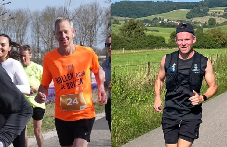 Jeroen en Michel lopen de marathon voor KWF!